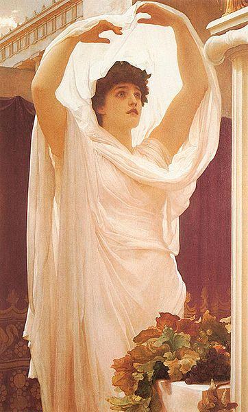 Frederic,lord leighton,p.r.a.,r.w.s English: Invocation France oil painting art